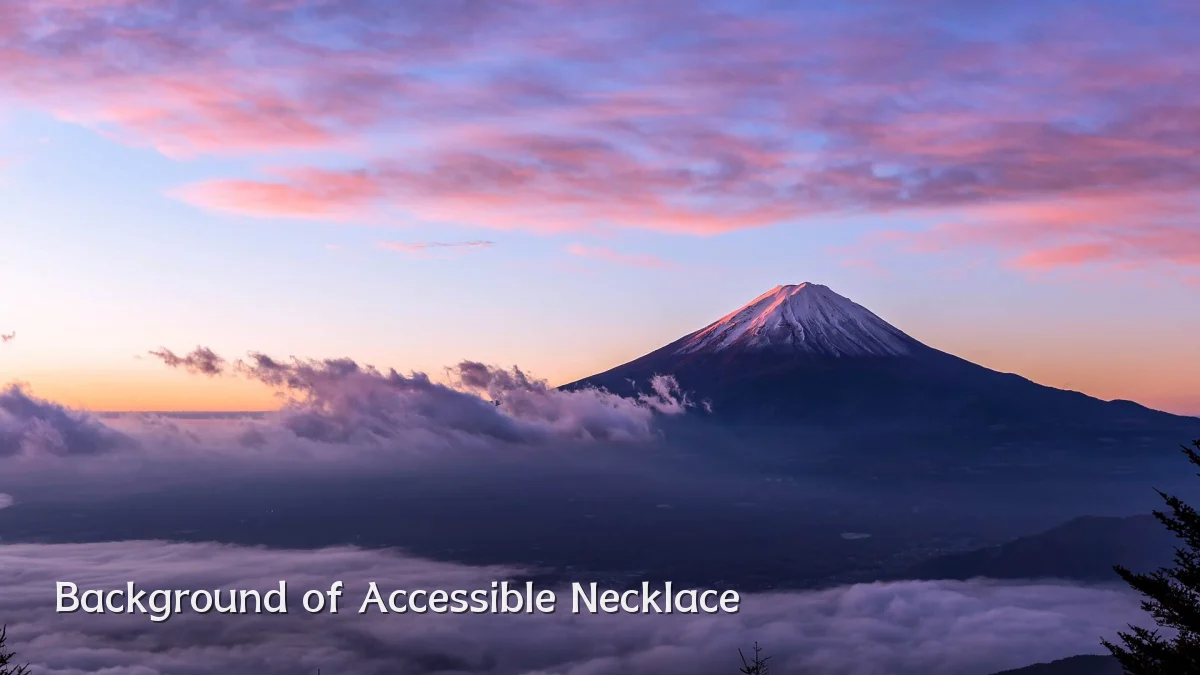 Background of Accessible Necklace