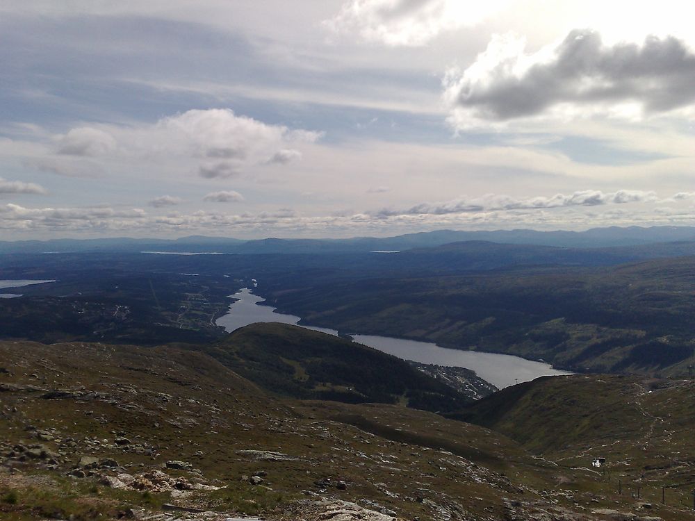 View from Åre skutan, where the meeting is being held.