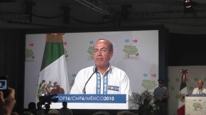 felcal Presidente Felipe Calderón en la COP16 / Fotografía: Andrea Arzaba