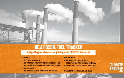 Fossil fuel tracker